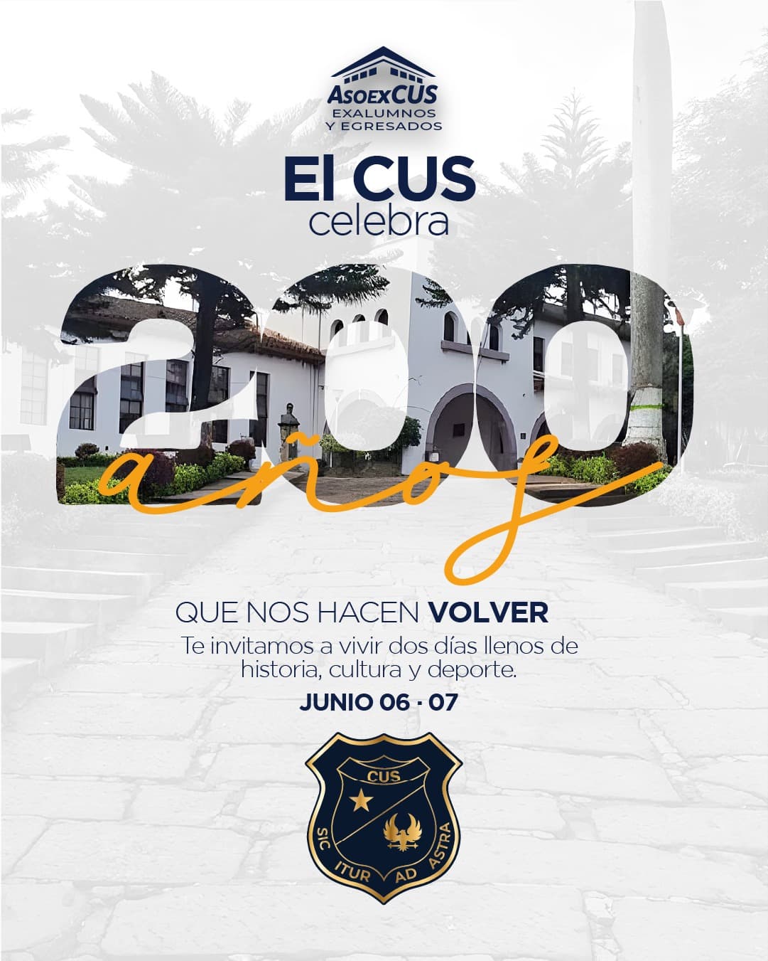 Programación oficial de la Celebración CUS 200